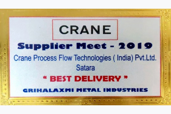 Crane Process Flow Technologies - Best Delivery - 2019